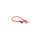 Дата кабель USB 2.0 AM to USB-C 0.25m QC3.0 PD 90° corner braided red Voltronic (YT-USB-TypeC-2.0m/R)