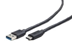 Кабель USB AM – Type-C, 1 м, черный, Cablexpert, 3A (CCP-USB3-AMCM-1M)