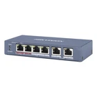 Комутатор 4 порти некерований Hikvision DS-3E0106HP-E POE