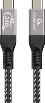 Кабель Cablexpert USB4 40Gbps, 240W (48V5A) 0.5 м (CCBP-USB4-CMCM240-0.5M)