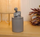 Аромасвічка VENUS CHERRY BLOSSOM GRAY 100% WOOD WAX 165g 35h Гранд Презент NAC 1017GY