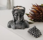 Аромасвічка BUDDHA SANDAL SILVER 100% WOOD WAX 140g 30h Гранд Презент NAC 1060