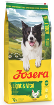 Сухий корм Josera Light & Vital Adult для малоактивних собак з Куркою