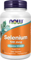 Минералы Now Foods Селен 100 мкг 250 таблеток (733739014825)