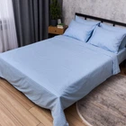 Комплект постельного белья Moon&Star Satin Stripe Sky Stripe Семейный 143х210х2 наволочки 4х70х70 (MS-820017214)