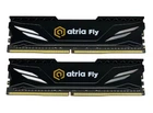 Пам'ять 16Gb x 2 (32Gb Kit) DDR4, 3200 MHz, Atria Fly, Black, 18-22-22-42, 1.35V, з радіатором (UAT43200CL18BK2/32)