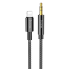 Кабель перехідник Hoco UPA19 Lightning - AUX 1 м Black
