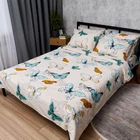 Комплект постільної білизни Moon&Star King Size 220x240 наволочки 2x70x70 Butterfly Dance Бязь Gold Люкс (MS-820013372)