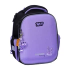 Рюкзак школьный каркасный ортопедический для первоклассника Yes H-100 Shiny Bunny, для девочек, фиолетовый/черный (550204)