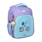Рюкзак шкільний каркасний ортопедичний для першокласника Yes S-78 Pusheen Summer, для дівчаток, блакитний/бузковий (550227)
