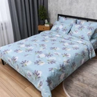 Комплект постельного белья Moon&Star King Size 220x240 наволочки 2x70x70 Lavender Dream Бязь Gold Люкс (MS-820014282)