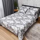 Комплект постельного белья Moon&Star Полуторный 143x210 наволочки 2x40x60 Pearl Garden Бязь Gold Люкс (MS-820014855)