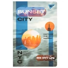 Зошит Yes А4 60 аркушів клітинка з висічкою Sunset city (682019)
