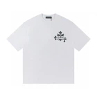 Чоловіча літня футболка Chrome Hearts з принтом 2XL біла (MCF000070)