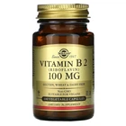 Вітамін B2 Solgar (Vitamin B2) 100 мг 100 рослинних капсул
