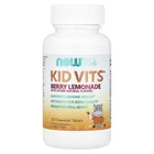 Витамины для детей со вкусом ягод Now Foods (Kid Vits) 120 жевательных таблеток