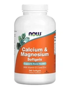 Кальцій і магній Now Foods (Calcium and Magnesium) 240 гелевих капсул