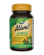 Мультивітаміни для діабетиків Diabetic Multivitamin Alive! Nature's Way 60 таблеток