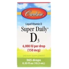 Вітамін D3 Vitamin D3 Carlson 6000 МО, 10.3 мл