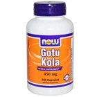 Натуральная добавка Now Foods Gotu Kola 450 мг 100 капсул