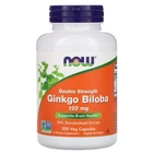 Натуральная добавка Now Foods Гинкго Билоба Ginkgo Biloba Double Strength 120 мг Капсулы