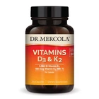 Вітаміни D3 і K2 Vitamins D3 & K2, Dr. Mercola, 30 капсул