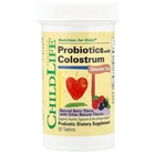 Пробиотики с молозивом Probiotics with Colostrum ChildLife ягоды 90 жевательных таблеток