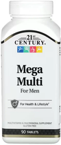 Вітаміни для чоловіків 21st Century Mega Multi For Men 90 таб