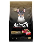 Полнорационный сухой корм AnimAll для взрослых собак малых пород со свежей индейкой и ягненком