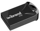 Флеш накопичувач USB 4Gb Wibrand Hawk, Black, USB 2.0 (WI2.0/HA4M1B)