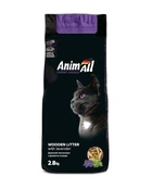 Наполнитель для кошек Деревянный AnimAll Wood Lavender 2.8 кг Лаванда