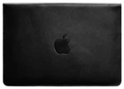 Кожаный чехол-конверт на магнитах для MacBook 15-16 дюйм, черный, из натуральной кожи Krast, ручная работа, 39,5×28 см 58641