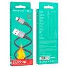Кабель BOROFONE BX83 Famous silicone for Micro 2.4A/1m чорний