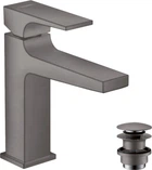 Змішувач для раковини HANSGROHE Metropol матовий чорний 32507340 донний клапан Push-Open
