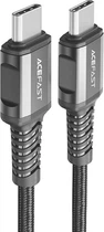 Кабель Acefast C1-09 USB-C to USB-C aluminum alloy audio/video transmission full-featured data cable Black (6974316282631)