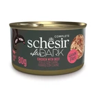 Вологий корм Schesir After Dark Chicken Beef Банка 80 г