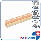 Планка сайдинга ПВХ FaSiding J-trim Лен 3.66 м