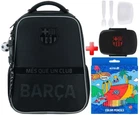 Рюкзак шкільний каркасний Kite FC Barcelona BC26-531M подарунок олівці та ланчбокс зовнішні габарити 38х29х15
