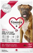 Сухий корм 1st Choice Adult Skin and Coat для середніх та великих порід Ягня та риба
