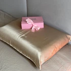 Шовкова наволочка Cat in Bed Vegan (віскоза) 50х70, нюдовий
