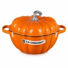 Каструля гарбуз Le Creuset чавунна Pumpkin Cocotte помаранчева