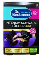 Серветки для прання чорної білизни Dr.Beckmann Intensiv-Schwarz Tucher 3in1 8шт