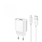 Зарядное устройство Hoco 18 Вт Quick Charge 3.0 с кабелем Micro USB 1 м Белый (C109A)