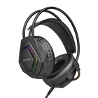 Игровые наушники BOROFONE BO105 Thunder проводные 50 мм RGB-подсветка черные