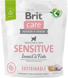 Сухий корм Brit Care Dog Sustainable Sensitive для собак з чутливим травленням з рибою і комахами