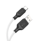Кабель HOCO X90 Cool silicone charging data cable for Type-C/3A/1m. White