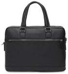 Мужская кожаная сумка Borsa Leather стильная деловая сумка через плечо 54149