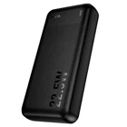 Повербанк HOCO J159A Essence, fully compatible power bank, 20000mAh, 2USB, 1Type-C, 22.5W, 3A, PD, QC, black