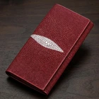 Кошелек женский STINGRAY LEATHER 18097 из натуральной кожи морского ската Бордовый