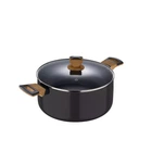 Кастрюля с крышкой Bergner Earth black 24 см 4.3 л (BG-32036-BK)